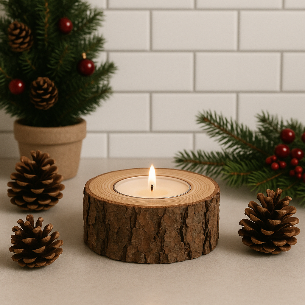 The Rustic Refillable Candle Holder - All Sizes